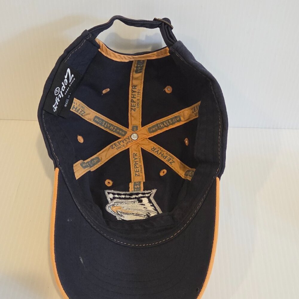 Emory University Hat Cap Strap Back Blue Casual Cotton Dad Cap Zephyr One Size - Picture 9 of 14